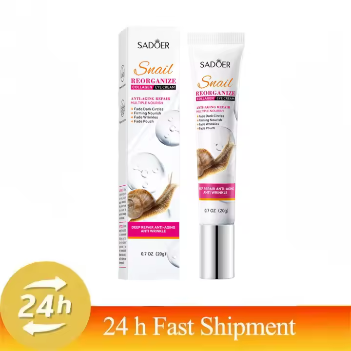 Crema de colágeno para ojos de Caracol, antiojeras, elimina las bolsas de los ojos, humectante reafirmante, belleza, productos para el cuidado de la piel - 1
