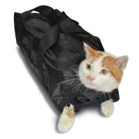 Bolsa de baño con tres cremalleras traseras para gatos, resistente a la suciedad, fácil de lavar, para baño y cuidado de gatos - details 6