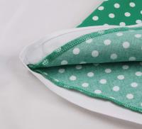 Vestido de Verano Vintage Hepburn Polka Dot de Contraste Cuello Cuadrado de los 50 Cintura Alta - details 28
