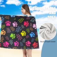 Toallas de playa de microfibra, toalla absorbente súper suave para nadar de secado rápido para natación, deportes, playa, Camping, gimnasio, - details 6