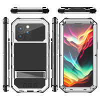 Funda de vidrio templado resistente para iPhone 15 Pro Max 15 Plus, carcasa de Metal anticaída, soporte protector de cámara, carga inalámbrica - details 5