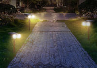 Foco Solar RGB para exteriores, 18 LED, impermeable, cambia de Color, Multicolor, camino, puerta, valla, USB, foco Solar para paisaje - details 12
