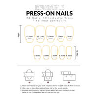 Natural irrompible para los amantes del arte de las uñas y la belleza Ojo de gato desnudo brillante, presione sobre las uñas - details 6