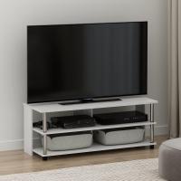 Niveles para TV, Madera de ingeniería, Roble Blanco/Acero Inoxidable - details 4