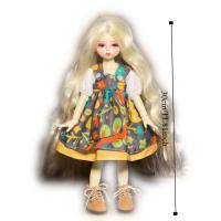 Accesorios de juguete, ropa para muñeca BJD, traje de juguete, ropa de juguete, muñeca con bisagra de ojo simulado, vestido de 30cm, ojos 3D, muñeca con articulaciones extraíbles - details 0