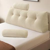 Cojín de Lectura Triangular Almohada de Apoyo Lumbar Suave Bolster para Posición de Sofá de Cama - details 19