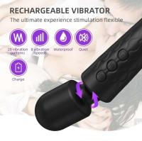 Vibrador AV potente de 20 velocidades, varita mágica, estimulador de clítoris, juguetes para mujeres, masajeador de punto G, producto erótico sexual femenino adulto - details 2