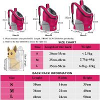 Bolsa de transporte para perros, mochila de viaje portátil de doble hombro para exteriores - details 0
