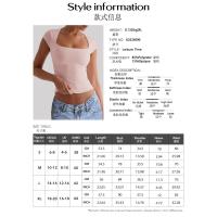 Ropa de yoga europea y americana, camiseta delgada elástica deportiva, ropa de mujer 2025, tops de verano, ropa para correr - details 1
