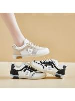Zapatos blancos de malla estilo coreano para mujer, verano 2025, nuevos, con aumento de altura, zapatos de tablero transpirables para estudiantes, informales. - details 3