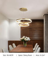 LEFANGXING Luces Colgantes LED Lámpara de Estair de Aluminio para Sala de Estar - details 4