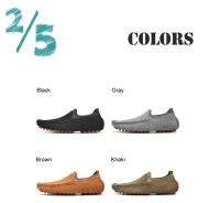 Mocasines transpirables de piel auténtica para hombre, zapatos informales, sin cordones, talla grande 38 ~ 49 - details 1