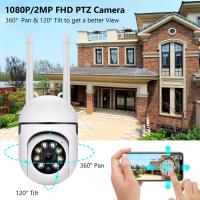 WIFI Inalámbrico Cámara de Vigilancia Móvil Inteligente Remoto Lámpara Cabezal Monitor HD Full Color Cámara 2MP Doble Frecuencia 5G - details 1