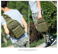 Bolsa táctica Molle para equipo de pesca en el pecho para hombre, Camping, senderismo, caza, eslinga, un solo hombro, bolsa deportiva - details 9