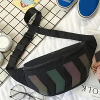 Riñonera de lona para hombre y mujer, bolso con agujero para auriculares, tira reflectante para cadera, plátano, soporte para teléfono de viaje, 2023 - details 5