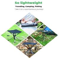 Silla de camping multifuncional para pesca triangular pequeña al aire libre, taburete plegable, silla de parque para necesidades diarias del hogar - details 0