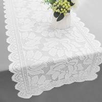 Camino Ence Blanco minimalista moderno, conjunto de decoración de mesa de estilo nórdico, mantel de lino apto para cocina y comedores - details 1