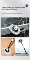 Cepillo de Lavado de Coche de Cerdas Suaves de Chenilla Mopa de Mango Telescópico para Limpieza de Vehículos Accesorios de Auto - details 16