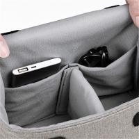 Bolsa para lentes, bolsas impermeables para cámaras, bolsa de almacenamiento de hombro, bolsas para cámaras Dslr negras, bolsas para cámaras digitales grises para cámara SLR - details 13