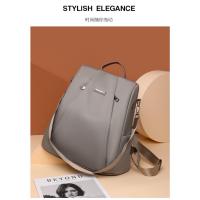 Mochila Multifuncional Antirrobo Para Mujer Casual Nylon Sólida Con Correa Desmontable Bolso Escolar De Moda Para Viajes - details 1