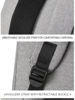 Mochila de negocios para hombre, accesorio sencillo de carga USB, ligera, para viaje, 1 paquete de 15,6 pulgadas - details 44