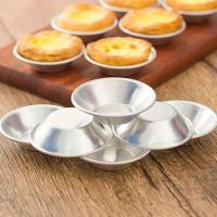 6 uds nuevo molde para horno, molde para tarta de huevo, Mini molde redondo pequeño para hornear, postre de pastelería, taza para tarta de huevo de 7cm - details 5