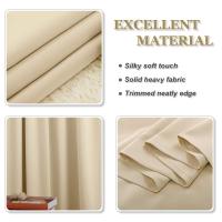 Cortinas Opacas con Ojales para salón, Cortina Aislantes térmicas para Dormitorio, 1 Pieza - details 34