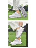 Zapatos de Golf Impermeables Cómodos para Hombres y Mujeres Pisa Firme, Antideslizante, Zapatillas de Moda para Exteriores - details 5