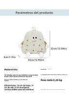 Mochila de Gran Capacidad Personalizada 2025 Estilo Japonés Ins Diseño de Dibujos Animados - details 1