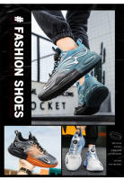 Botón giratorio de otoño para hombre, malla transpirable, versátil, informal, palomitas de maíz, amortiguador de aire, zapatos deportivos de moda para papá - details 2
