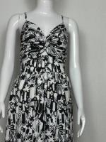 Verano nuevo vestido estampado sin mangas para mujer - details 10
