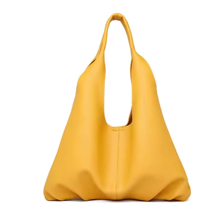 Bolso Tote de Gran Capacidad Bolso de Hombro Trendy para Mujeres Cuero PU Sencillo - 1
