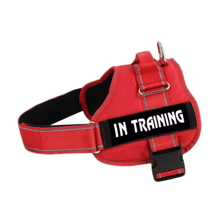 Arnés de control Chaleco DE ALTO Servicio, collar con parches extraíbles, Terapia Emocional EA para Perros, NO PET XXL XL L M - 1
