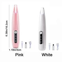 Afeitadora de pies para mascotas de bajo ruido, recargable por USB, con pantalla inteligente, cortapelos eléctrico para mascotas con LED, afeitadora de pelo para gatos a prueba de agua - details 0