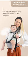 Taburete De Cintura Para Bebé, portátil, Toalla Para Llevar Delante Y Detrás, 0-36 meses - details 5