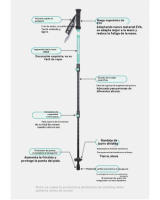 Bastones senderismo niños bastones trekking exterior aleación aluminio ultraligero telescópico escalada senderismo bastón - details 3