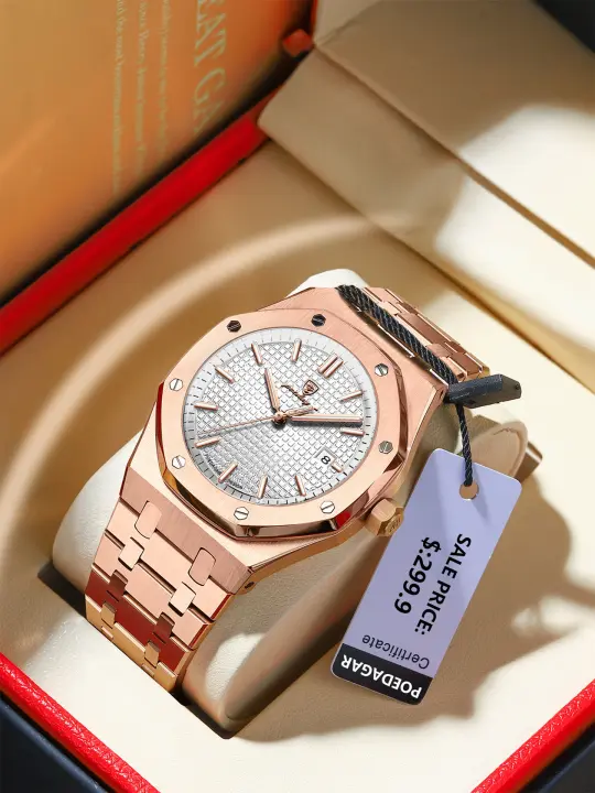 Reloj de hombre de marca suiza impermeable luminoso moda nuevo reloj de cuarzo - 1