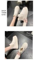Botas de nieve cálidas para mujer, botas con plataforma antideslizante, suela de goma gruesa, fieltro, algodón, invierno, 2024 - details 10
