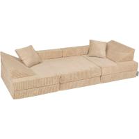 Sofás Plegables para Niños Sillón Colchón Infantil Plegable, Beige - details 26