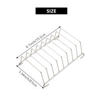 Rejilla de refrigeración para pan, soporte para tostadas, 2 piezas, 8 agujeros, rectangular, accesorios para freidora de aire, Organizador - details 5