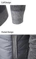 Suéter de lana tipo cárdigan holgado y cálido, informal, cómodo, moderno y moderno para hombre en otoño e invierno - details 16