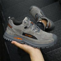 Zapatos de seguridad ANTIPERFORACIONES para hombre, zapatillas de trabajo transpirables con punta de acero, antideslizantes - details 34