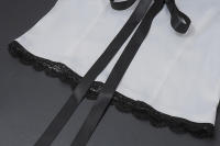 BUNO-Ropa Y2k con ribete De encaje y pajarita, camisetas sin mangas para Mujer Y2k 2000s, Top corto estético Retro con escote en V profundo y espalda descubierta, Ropa De Mujer De verano - details 17