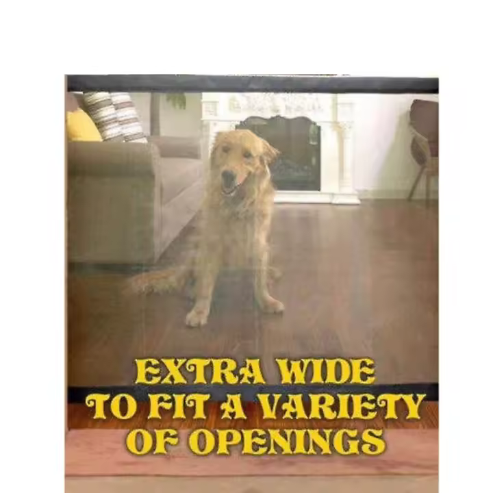 Puerta Fortable para mascotas, Red de aislamiento, valla de seguridad para perros - 1