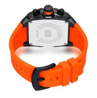 Reloj deportivo de carreras de lujo para hombre, esfera esqueleto de barril, resistente al agua, luminoso, reloj de pulsera para exteriores, reloj de negocios para hombre - details 24