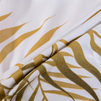 Juego de Ropa de Cama Moderno Botánico Patrón de Hojas de Palmera Reversible - details 1