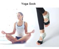 Calcetines de yoga de cinco dedos para mujer, calcetines de Pilates con punta abierta y tobillo bajo, antideslizantes, de silicona, con puntos - details 5