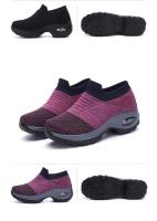 Zapatillas de deporte informales para mujer, cómodas zapatillas de correr de malla con cojín transpirable, zapatillas negras para mujer, zapatos de estudiante 2025 - details 4