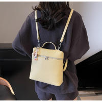 Mochila de viaje diario personalizada de PU de color sólido 2025, bolso cruzado simple de un solo hombro, bolso vertical para mujer - details 27