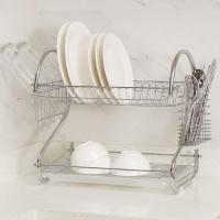 Escurridor de tazas de Metal para ahorro de espacio, soporte estable para platos duradero en forma de S de 2 niveles, palillos - details 5